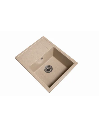 Мийка кухонна кам`яна прямокутна Romzha Cerand Piesok 301, 580x470x200 мм - 2