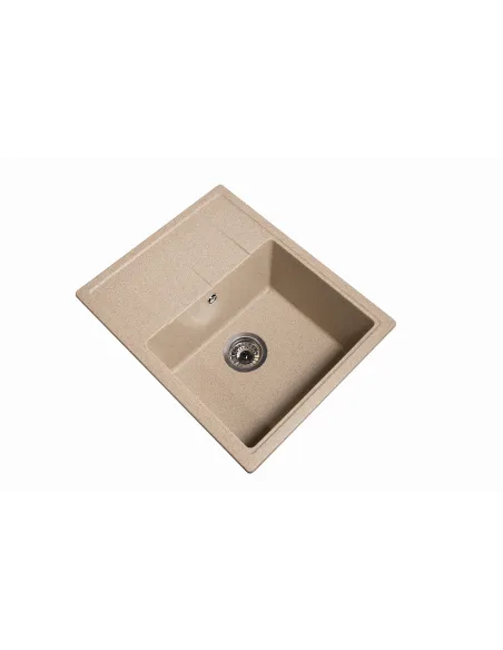 Мийка кухонна кам`яна прямокутна Romzha Cerand Piesok 301, 580x470x200 мм - 2