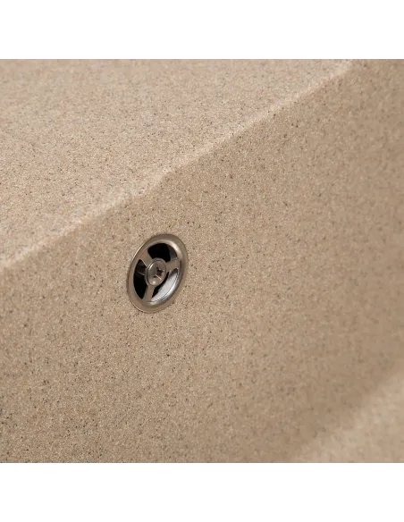 Мийка кухонна кам`яна прямокутна Romzha Cerand Piesok 301, 580x470x200 мм - 4