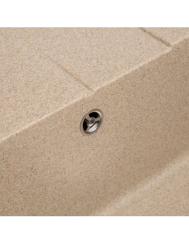 Мийка кухонна кам`яна прямокутна Romzha Cerand Piesok 301, 580x470x200 мм - 6