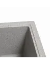 Мийка кухонна кам`яна прямокутна Romzha Cerand Seda 601, 580x470x200 мм - 5
