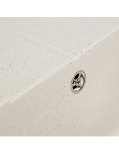 Мойка кухонная каменная прямоугольная Romzha Cerand Biela 101, 580x470x200 мм - 6