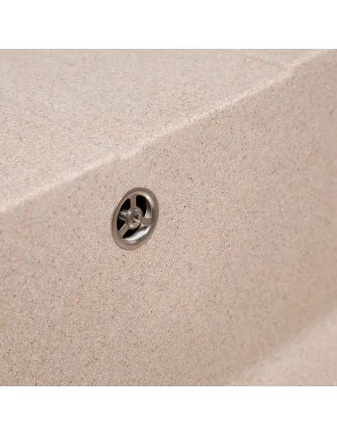 Мойка кухонная каменная прямоугольная Romzha Cerand Bezhvy 401, 580x470x200 мм - 3