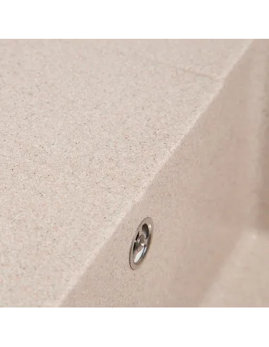 Мойка кухонная каменная прямоугольная Romzha Cerand Bezhvy 401, 580x470x200 мм - 4