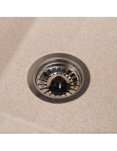 Мойка кухонная каменная прямоугольная Romzha Cerand Bezhvy 401, 580x470x200 мм - 5