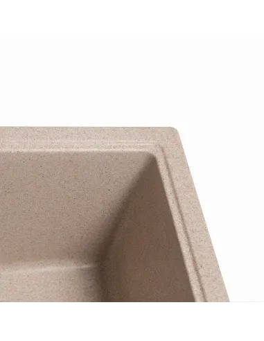 Мойка кухонная каменная прямоугольная Romzha Cerand Bezhvy 401, 580x470x200 мм - 8