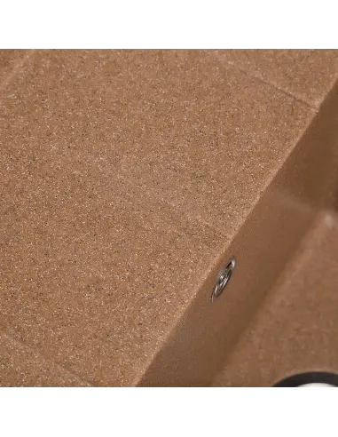 Мойка кухонная каменная прямоугольная Romzha Cerand Teracotă 701, 580x470x200 мм - 5