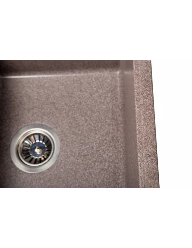 Мойка кухонная каменная прямоугольная Romzha Cerand Maro 801, 580x470x200 мм - 5