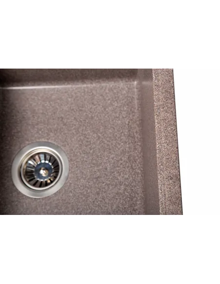 Мойка кухонная каменная прямоугольная Romzha Cerand Maro 801, 580x470x200 мм - 5