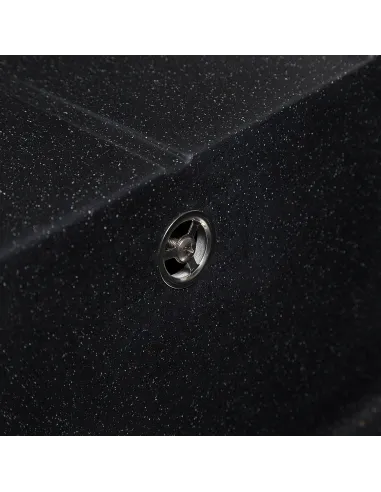 Мийка кухонна кам`яна прямокутна Romzha Cerand Antracit 901, 580x470x200 мм - 4