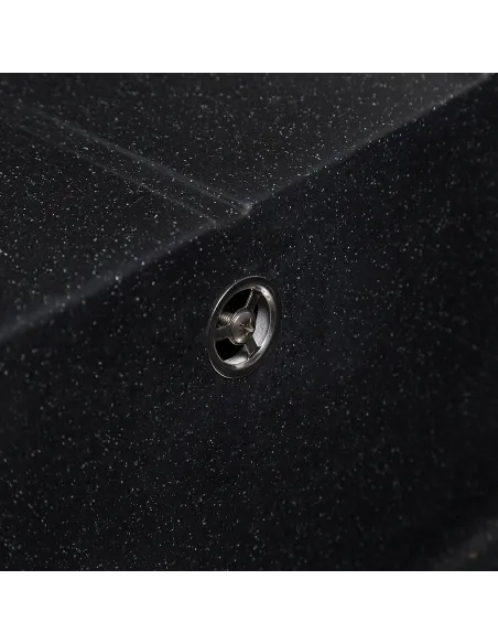 Мийка кухонна кам`яна прямокутна Romzha Cerand Antracit 901, 580x470x200 мм - 4