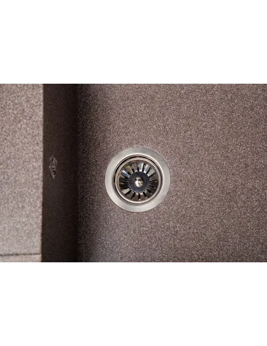 Мойка кухонная каменная прямоугольная Romzha Jorum 65 Maro 801, 650x500x200 мм - 2