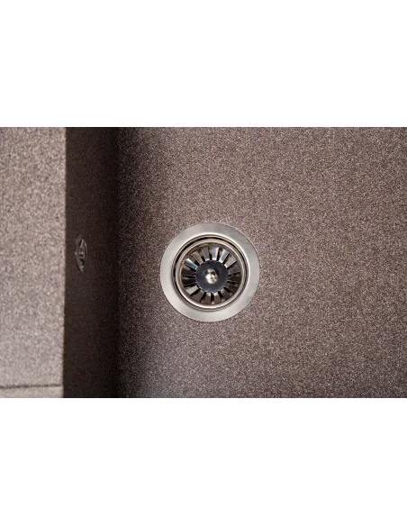 Мойка кухонная каменная прямоугольная Romzha Jorum 65 Maro 801, 650x500x200 мм - 2