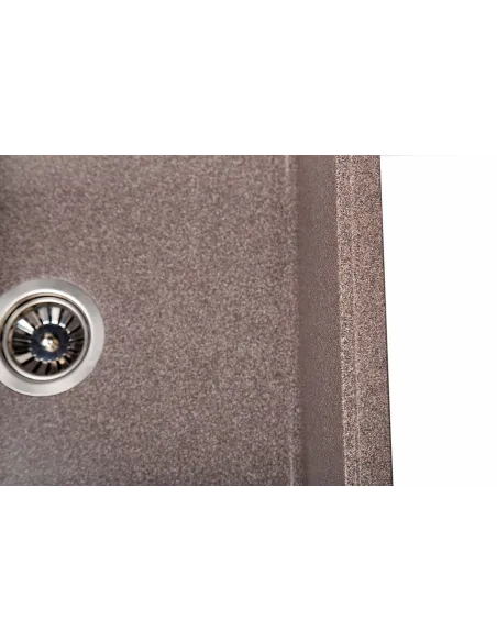 Мойка кухонная каменная прямоугольная Romzha Jorum 65 Maro 801, 650x500x200 мм - 3