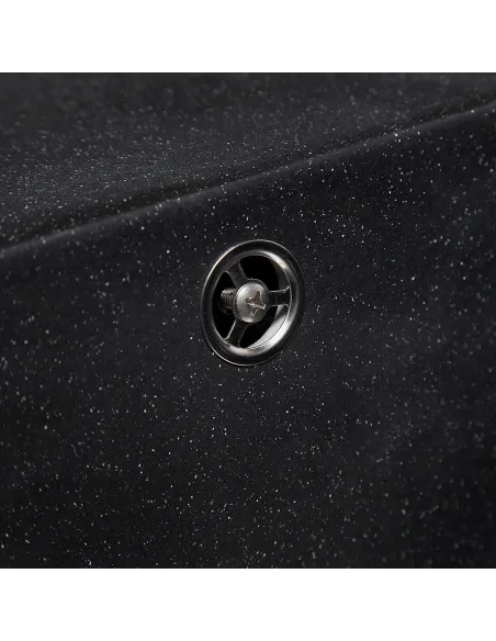 Мойка кухонная каменная прямоугольная Romzha Jorum 65 Antracit 901, 650x500x200 мм - 3