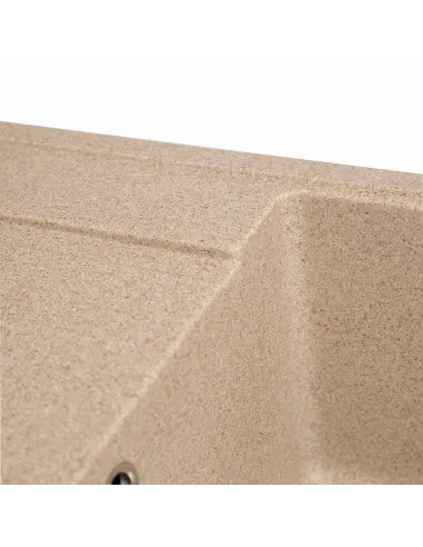 Мийка кухонна кам`яна прямокутна Romzha Jorum 78 Piesok 301, 780x510x200 мм - 2