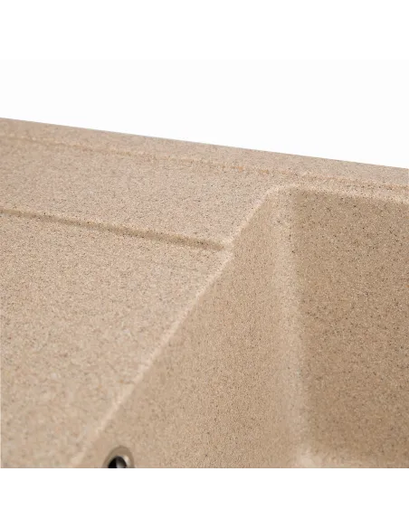 Мийка кухонна кам`яна прямокутна Romzha Jorum 78 Piesok 301, 780x510x200 мм - 2