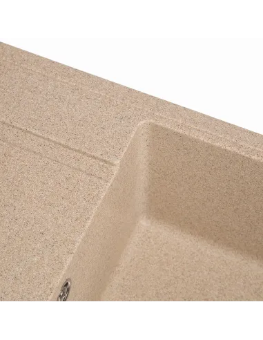 Мийка кухонна кам`яна прямокутна Romzha Jorum 78 Piesok 301, 780x510x200 мм - 3