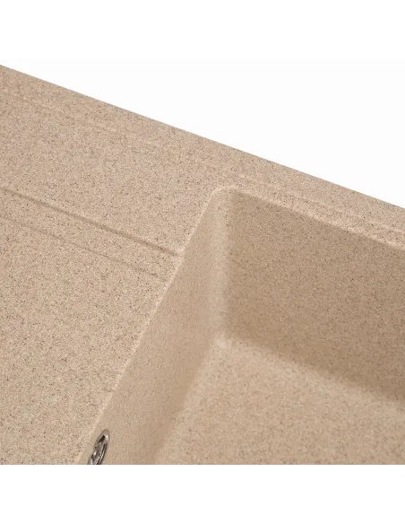 Мийка кухонна кам`яна прямокутна Romzha Jorum 78 Piesok 301, 780x510x200 мм - 3