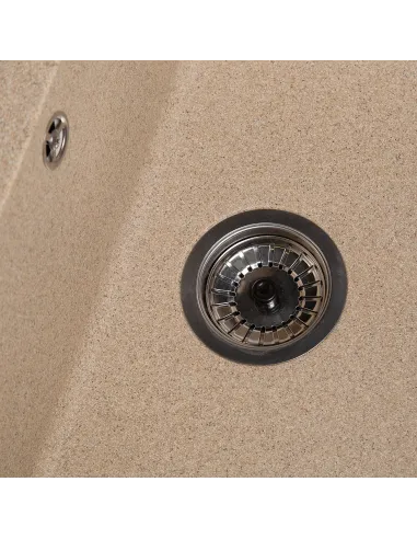 Мийка кухонна кам`яна прямокутна Romzha Jorum 78 Piesok 301, 780x510x200 мм - 5