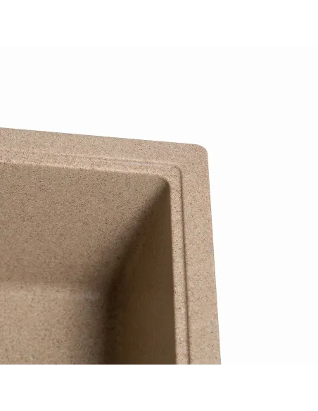 Мийка кухонна кам`яна прямокутна Romzha Jorum 78 Piesok 301, 780x510x200 мм - 6