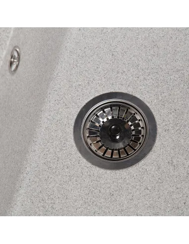 Мойка кухонная каменная прямоугольная Romzha Jorum 78 Seda 601, 780x510x200 мм - 3