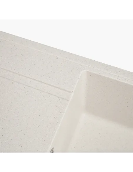 Мойка кухонная каменная прямоугольная Romzha Jorum 78 Biela 101, 780x510x200 мм - 2