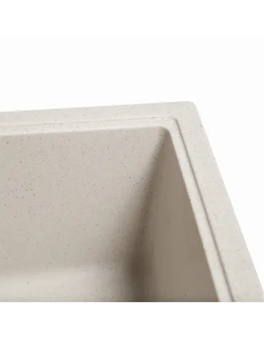 Мойка кухонная каменная прямоугольная Romzha Jorum 78 Biela 101, 780x510x200 мм - 3