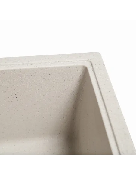 Мойка кухонная каменная прямоугольная Romzha Jorum 78 Biela 101, 780x510x200 мм - 3