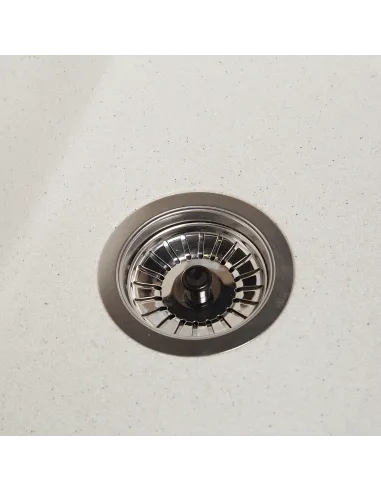 Мойка кухонная каменная прямоугольная Romzha Jorum 78 Biela 101, 780x510x200 мм - 4