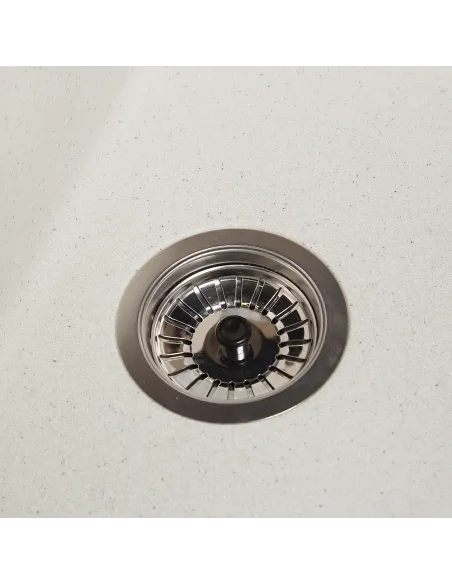 Мойка кухонная каменная прямоугольная Romzha Jorum 78 Biela 101, 780x510x200 мм - 4