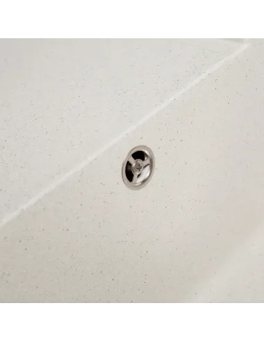 Мойка кухонная каменная прямоугольная Romzha Jorum 78 Biela 101, 780x510x200 мм - 5