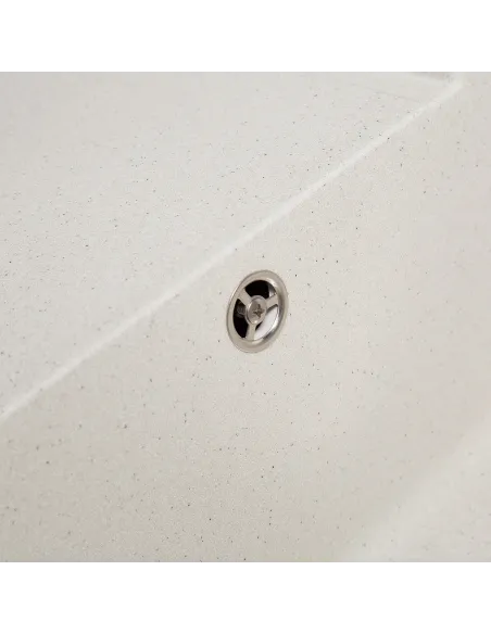 Мойка кухонная каменная прямоугольная Romzha Jorum 78 Biela 101, 780x510x200 мм - 5