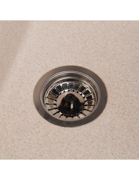 Мойка кухонная каменная прямоугольная Romzha Jorum 78 Bezhvy 401, 780x510x200 мм - 4