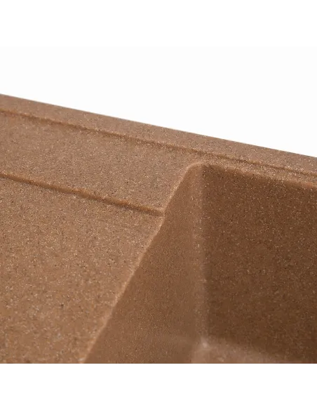 Мойка кухонная каменная прямоугольная Romzha Jorum 78 Teracotă 701, 780x510x200 мм - 2