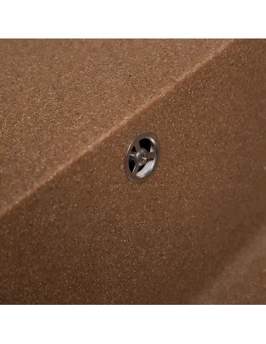 Мойка кухонная каменная прямоугольная Romzha Jorum 78 Teracotă 701, 780x510x200 мм - 3