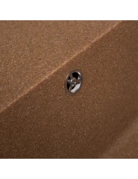 Мойка кухонная каменная прямоугольная Romzha Jorum 78 Teracotă 701, 780x510x200 мм - 3