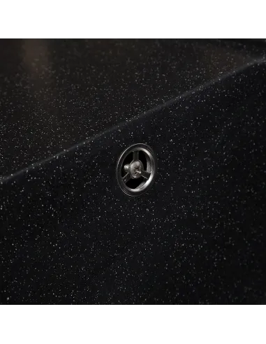 Мойка кухонная каменная прямоугольная Romzha Jorum 78 Antracit 901, 780x510x200 мм - 4