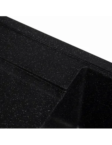 Мойка кухонная каменная прямоугольная Romzha Jorum 78 Antracit 901, 780x510x200 мм - 5