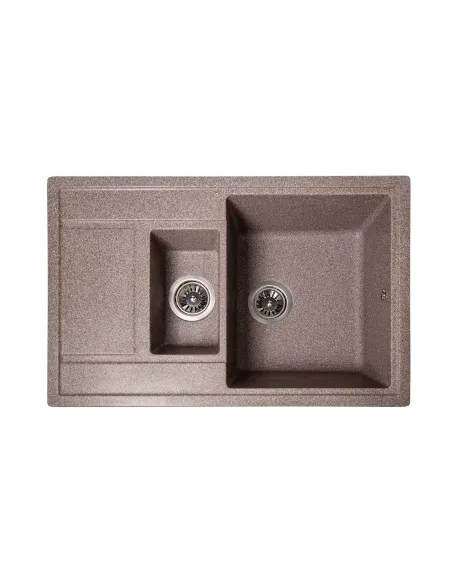 Мийка кухонна кам`яна прямокутна Romzha Jorum 78D Maro 801, 780x500x217 мм - 1