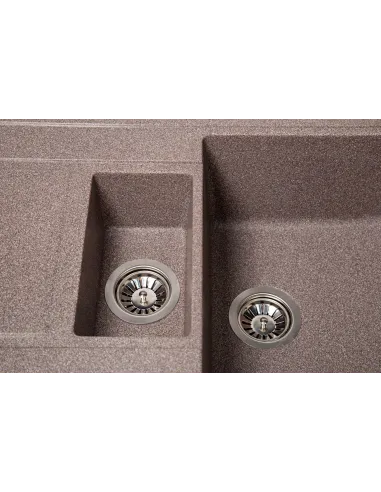 Мийка кухонна кам`яна прямокутна Romzha Jorum 78D Maro 801, 780x500x217 мм - 2