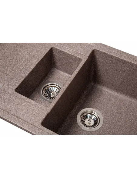 Мийка кухонна кам`яна прямокутна Romzha Jorum 78D Maro 801, 780x500x217 мм - 3