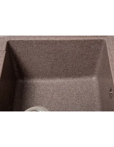 Мийка кухонна кам`яна прямокутна Romzha Jorum 78D Maro 801, 780x500x217 мм - 5
