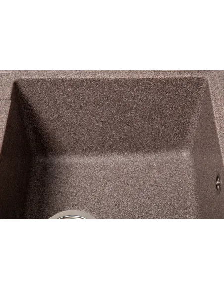 Мийка кухонна кам`яна прямокутна Romzha Jorum 78D Maro 801, 780x500x217 мм - 5