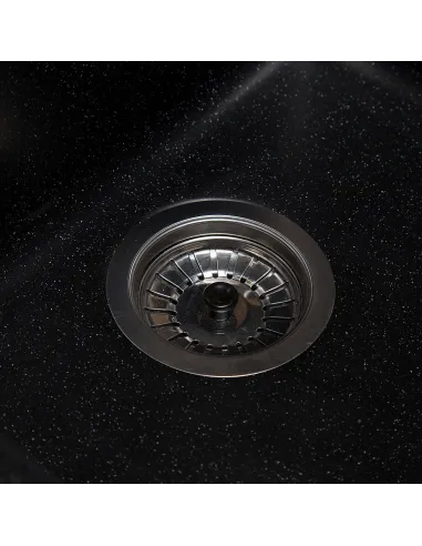 Мойка кухонная каменная прямоугольная Romzha Jorum 78D Antracit 901, 780x500x217 мм - 5