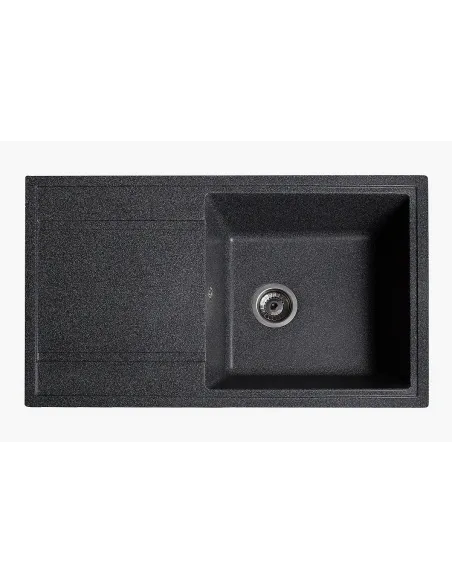 Мойка кухонная каменная прямоугольная Romzha Jorum 86 Grafit 201, 860x500x200 мм - 1