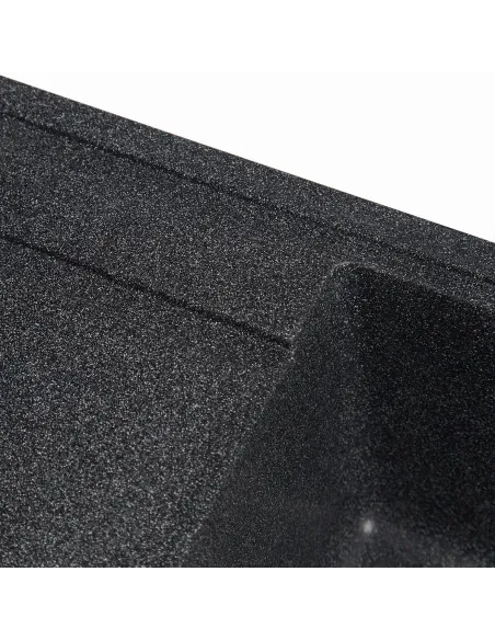 Мойка кухонная каменная прямоугольная Romzha Jorum 86 Grafit 201, 860x500x200 мм - 2