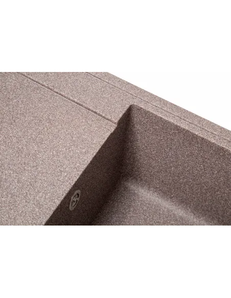 Мойка кухонная каменная прямоугольная Romzha Jorum 86 Maro 801, 860x500x200 мм - 4