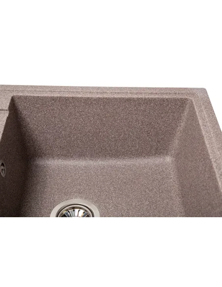 Мойка кухонная каменная прямоугольная Romzha Jorum 86 Maro 801, 860x500x200 мм - 6