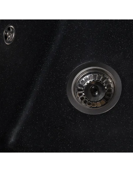 Мойка кухонная каменная прямоугольная Romzha Jorum 86 Antracit 901, 860x500x200 мм - 3